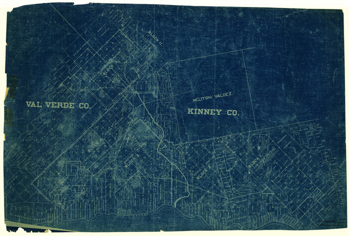 6534, Kinney County Rolled Sketch 2, General Map Collection