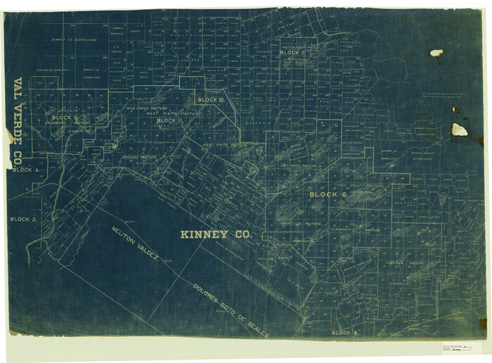6536, Kinney County Rolled Sketch 6, General Map Collection