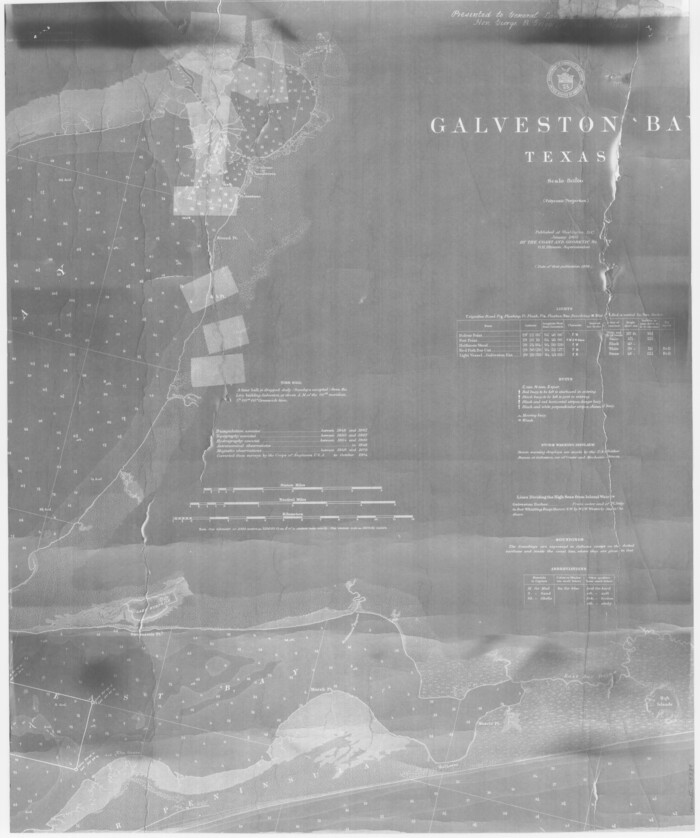 65389, Galveston Bay, Texas, General Map Collection