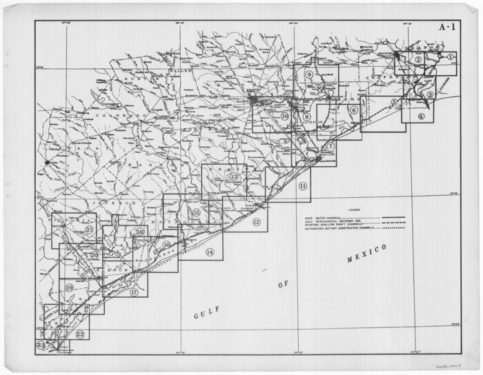 65419, Navigation Maps of Gulf Intracoastal Waterway, Port Arthur to Brownsville, Texas, General Map Collection