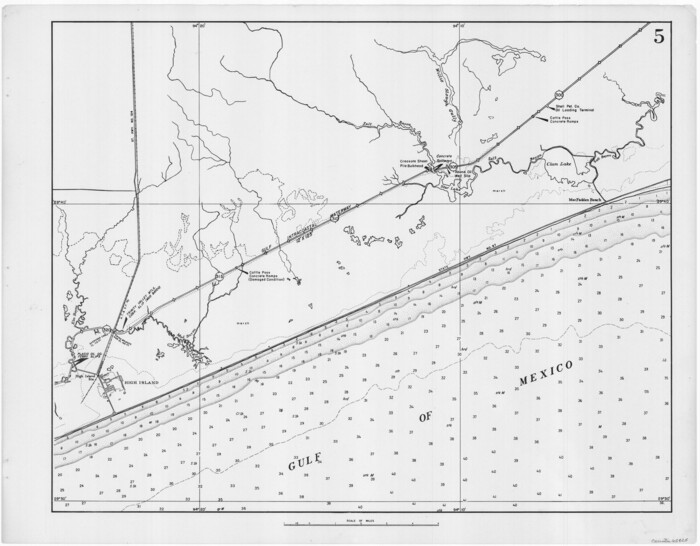 65425, Navigation Maps of Gulf Intracoastal Waterway, Port Arthur to Brownsville, Texas, General Map Collection