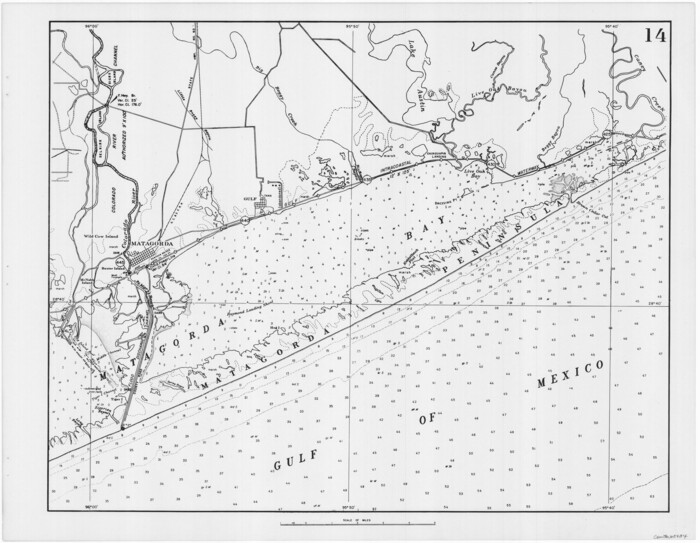 65434, Navigation Maps of Gulf Intracoastal Waterway, Port Arthur to Brownsville, Texas, General Map Collection
