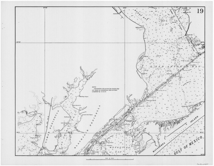 65439, Navigation Maps of Gulf Intracoastal Waterway, Port Arthur to Brownsville, Texas, General Map Collection