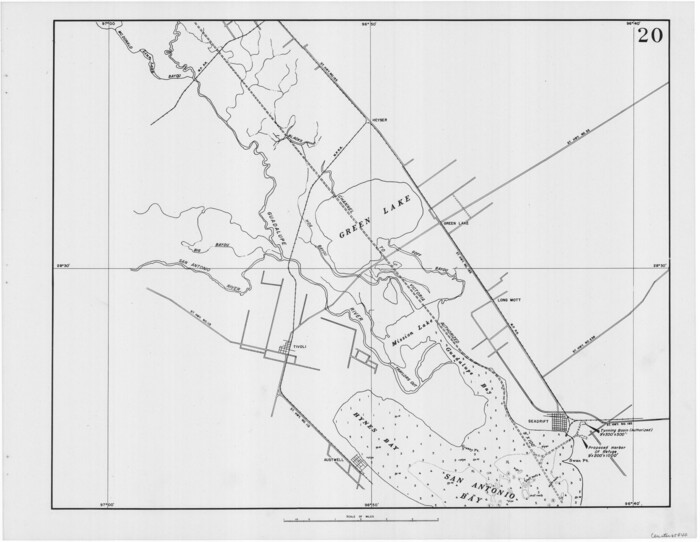 65440, Navigation Maps of Gulf Intracoastal Waterway, Port Arthur to Brownsville, Texas, General Map Collection