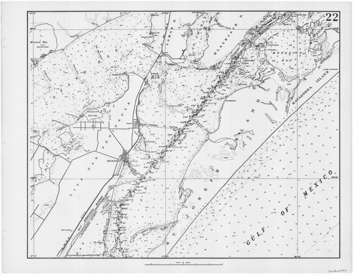 65442, Navigation Maps of Gulf Intracoastal Waterway, Port Arthur to Brownsville, Texas, General Map Collection