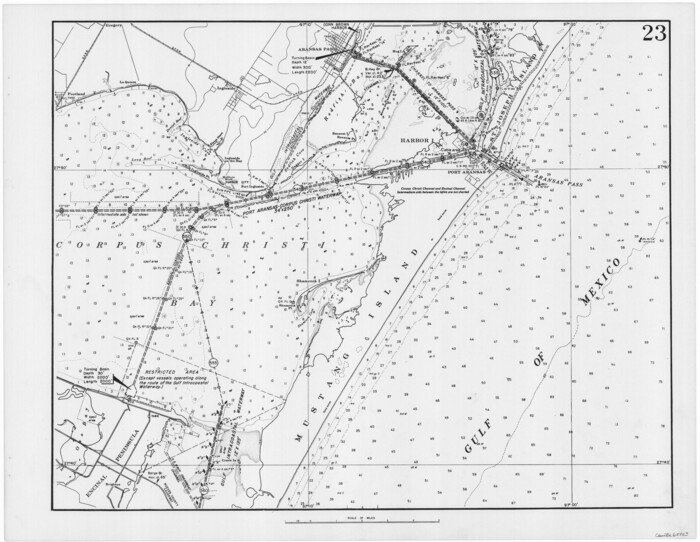 65443, Navigation Maps of Gulf Intracoastal Waterway, Port Arthur to Brownsville, Texas, General Map Collection