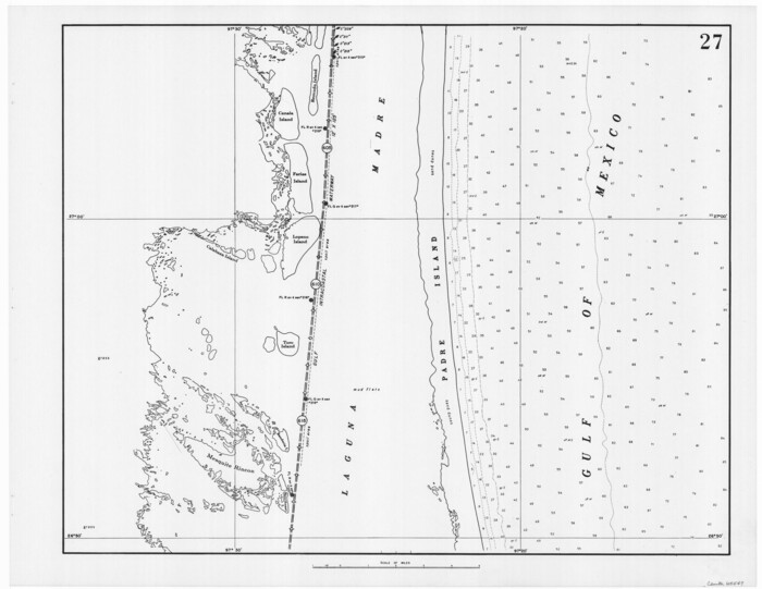 65447, Navigation Maps of Gulf Intracoastal Waterway, Port Arthur to Brownsville, Texas, General Map Collection