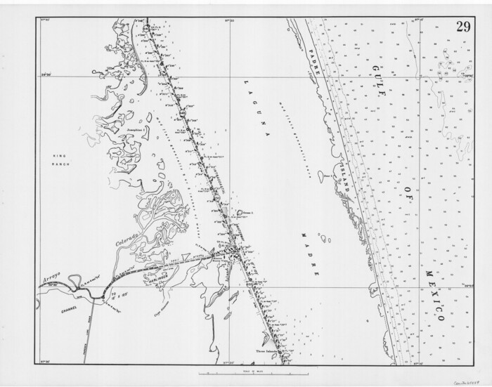 65449, Navigation Maps of Gulf Intracoastal Waterway, Port Arthur to Brownsville, Texas, General Map Collection