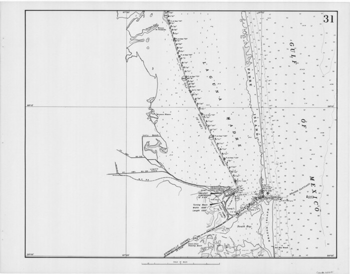 65451, Navigation Maps of Gulf Intracoastal Waterway, Port Arthur to Brownsville, Texas, General Map Collection
