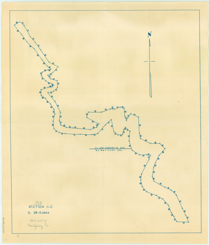 65587, [Sketch for Mineral Application 24072, San Jacinto River], General Map Collection