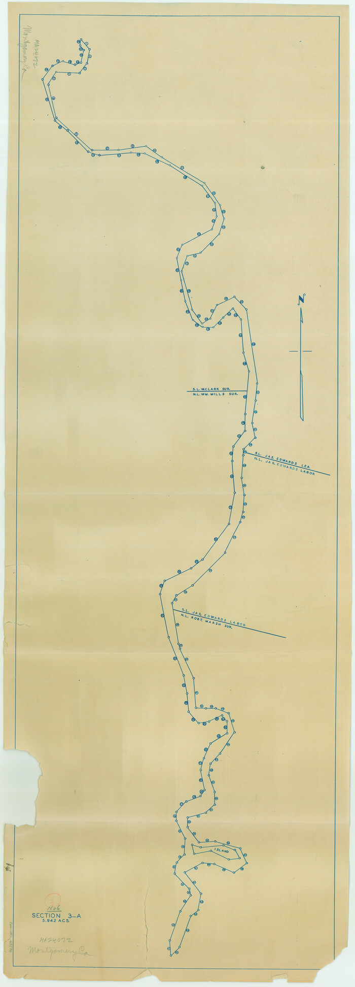 65590, [Sketch for Mineral Application 24072, San Jacinto River], General Map Collection