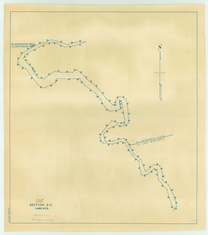 65593, [Sketch for Mineral Application 24072, San Jacinto River], General Map Collection