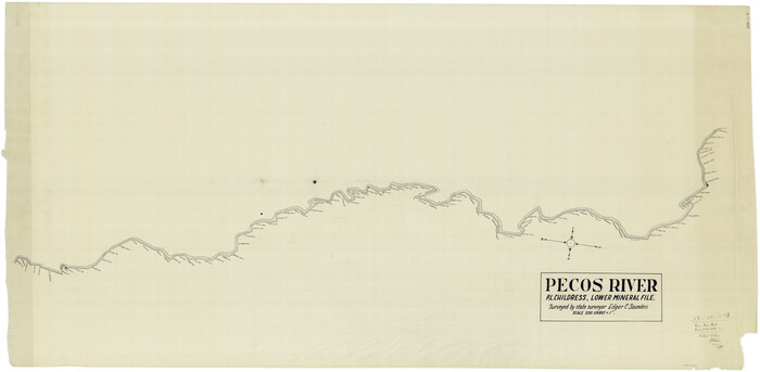 65612, [Sketch for Mineral Application 16696-16697, Pecos River], General Map Collection

