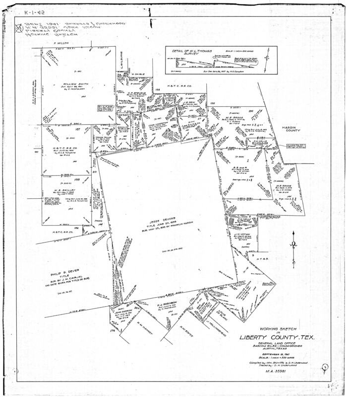 65617, [Sketch for Mineral Application 35981 - Liberty County, John Mecom], General Map Collection