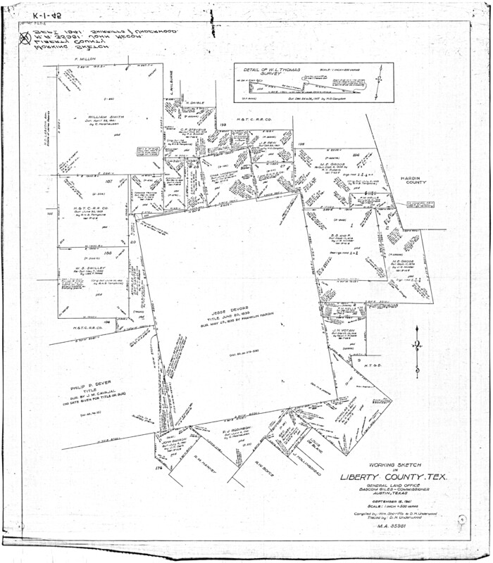 65618, [Sketch for Mineral Application 35981 - Liberty County, John Mecom], General Map Collection