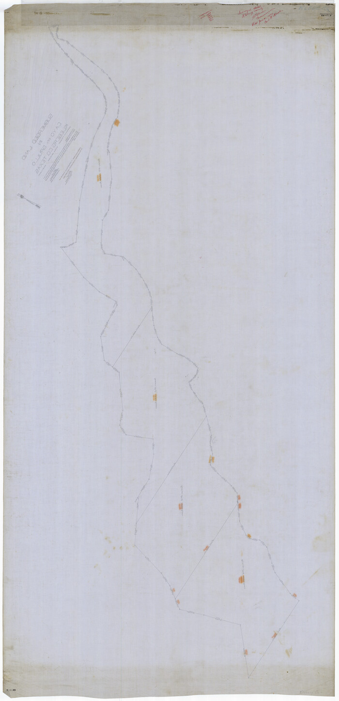 65624, [Sketch for Mineral Applications 7410, 7411, 7412, 7413, 7712 - Kleberg County], General Map Collection