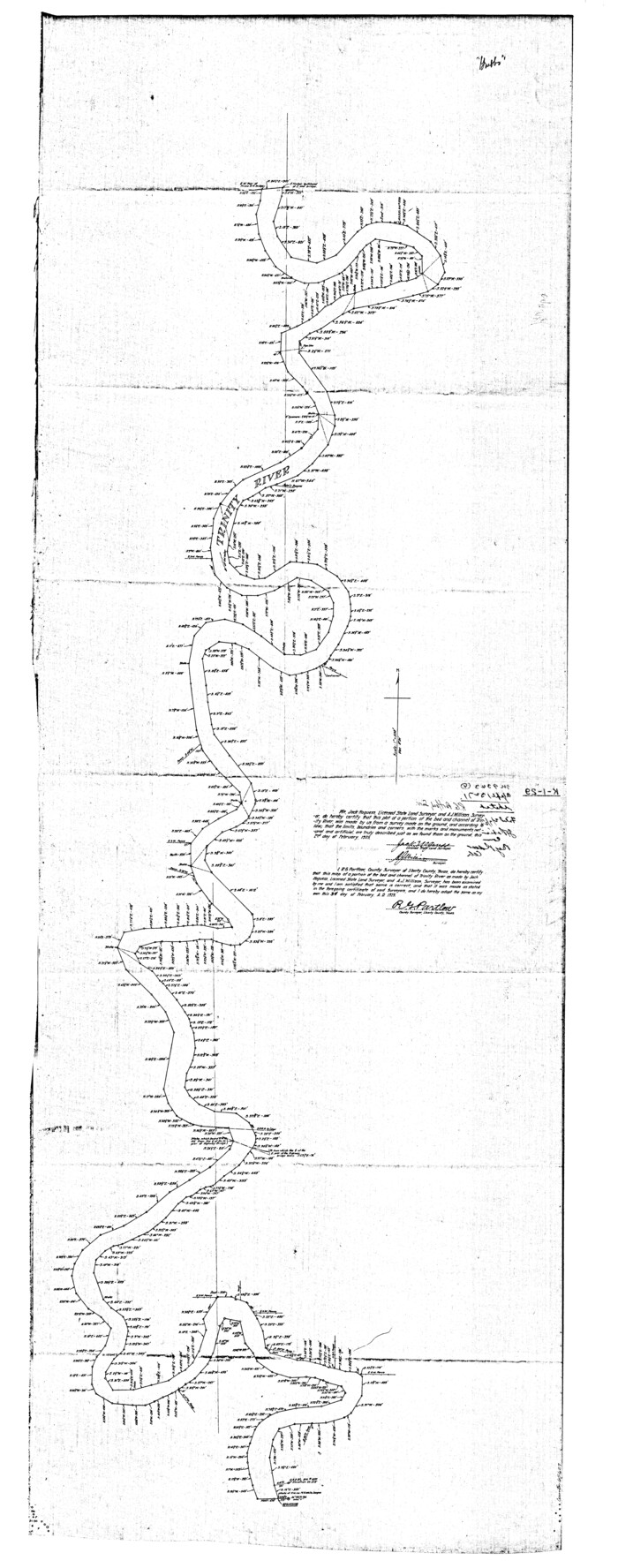 65627, [Sketch for Mineral Application 13271- Trinity River], General Map Collection