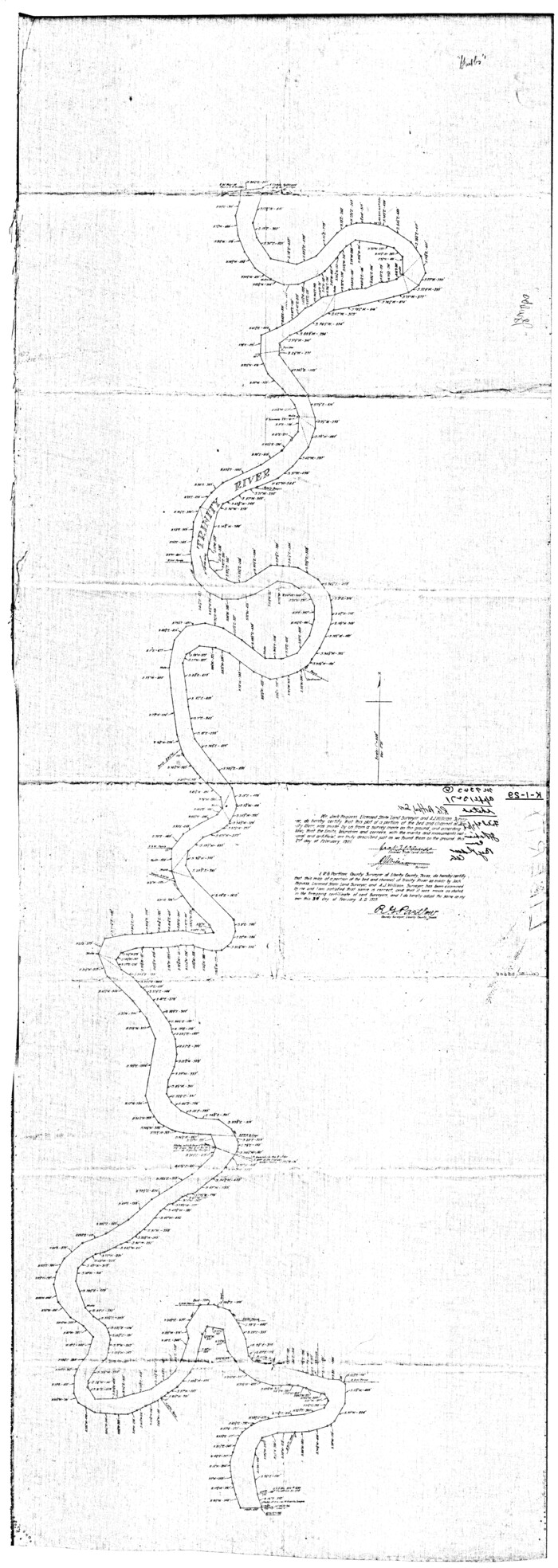 65628, [Sketch for Mineral Application 13271- Trinity River], General Map Collection