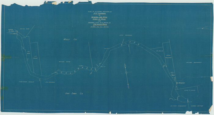 65635, [Sketch for Mineral Application 1112 - Colorado River, H. E. Chambers], General Map Collection