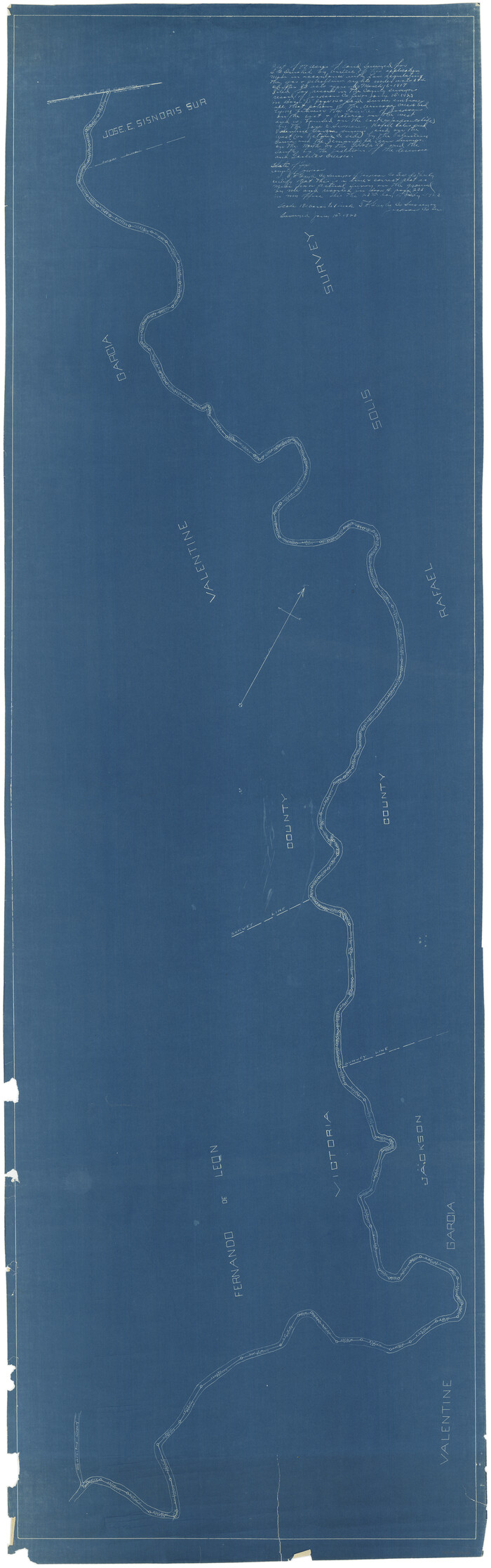 65647, [Sketch for Mineral Application 11318 - Arenosa Creek, S. G. Drushel], General Map Collection
