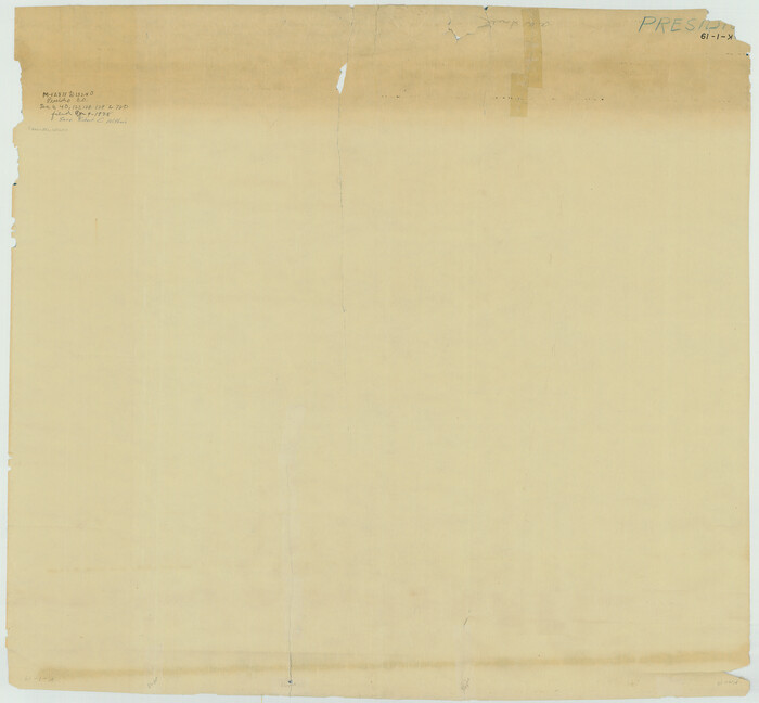 65650, [Sketch for M-12871 to M-13240 - Presidio County], General Map Collection