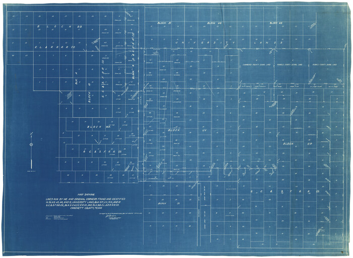 65671, [Sketch for Mineral Applications 26885-6 - Reagan and Crockett Cos., W. H. Bland], General Map Collection
