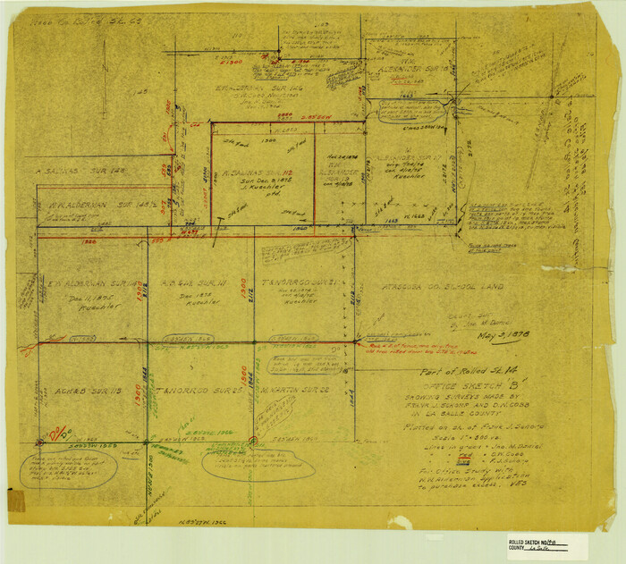 6578, La Salle County Rolled Sketch 14B, General Map Collection