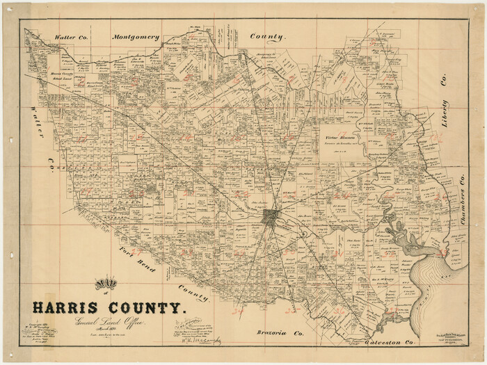 65810, Map of Harris County, General Map Collection

