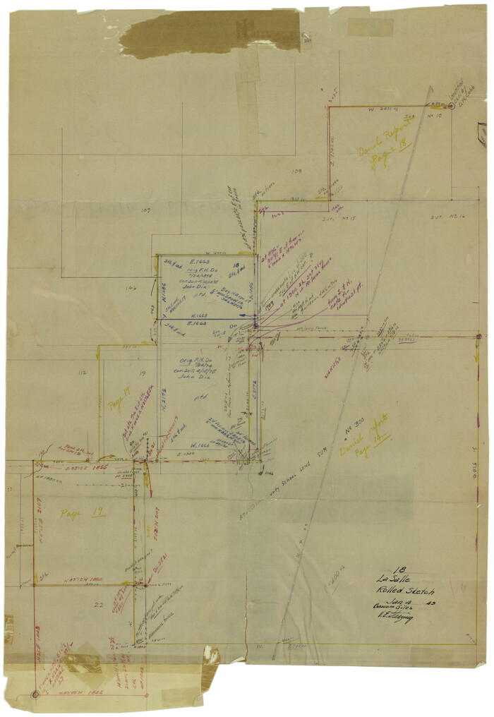 6582, La Salle County Rolled Sketch 18, General Map Collection