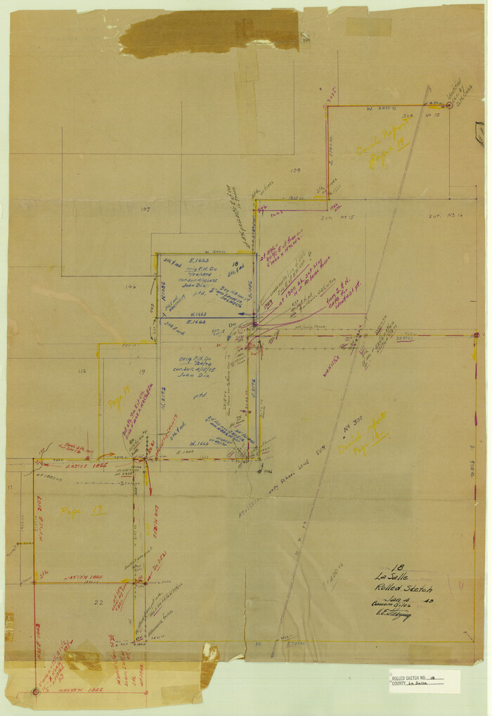 6582, La Salle County Rolled Sketch 18, General Map Collection