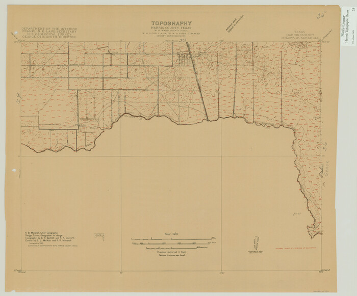 65846, Harris County Historic Topographic 35, General Map Collection