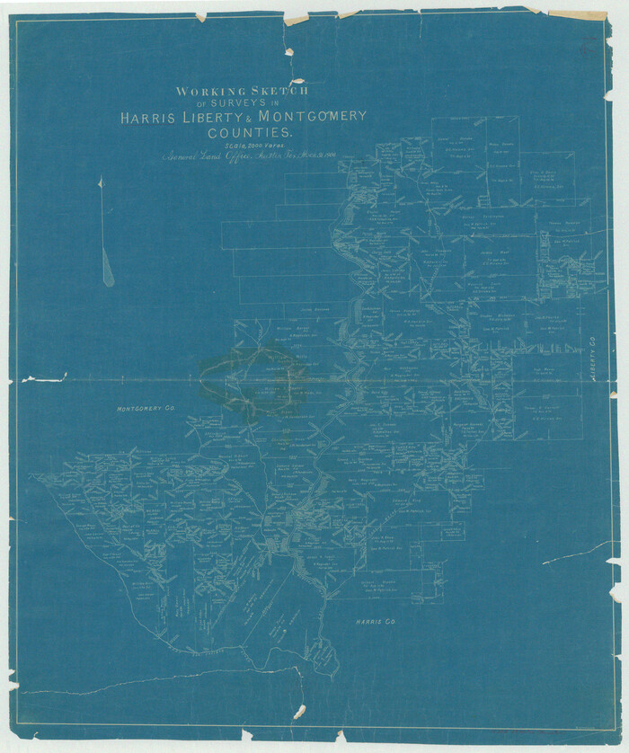 65899, Harris County Working Sketch 7, General Map Collection