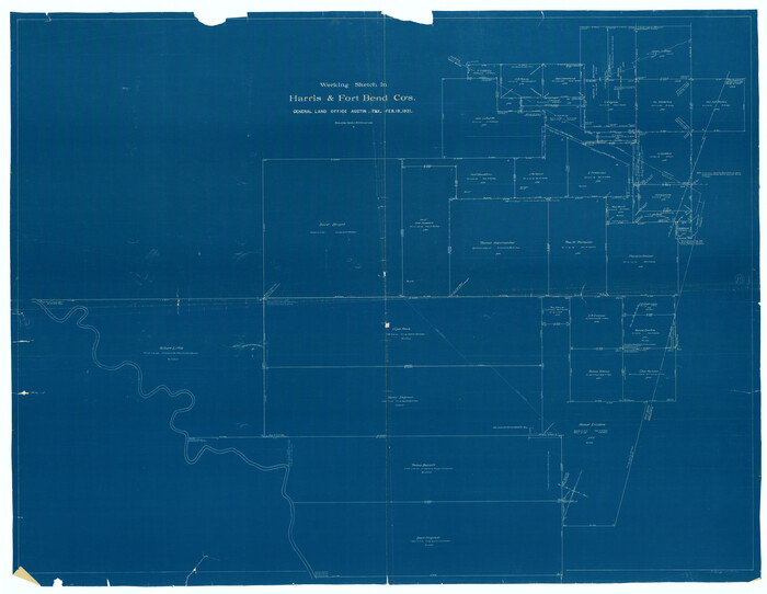 65911, Harris County Working Sketch 19, General Map Collection