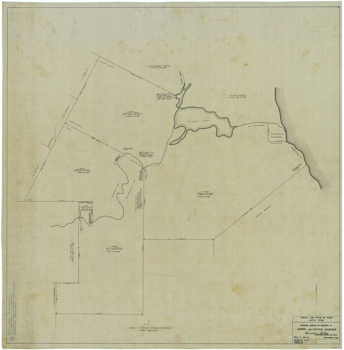 65932, Harris County Working Sketch 40, General Map Collection