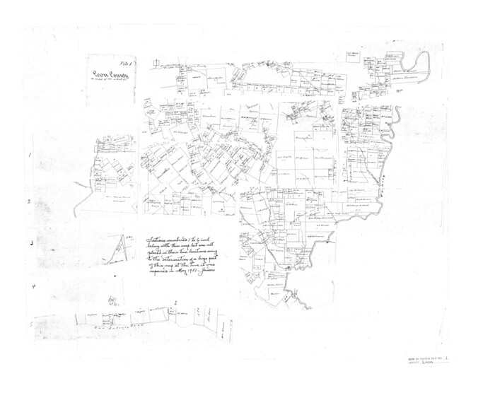 6594, Leon County Rolled Sketch 1, General Map Collection