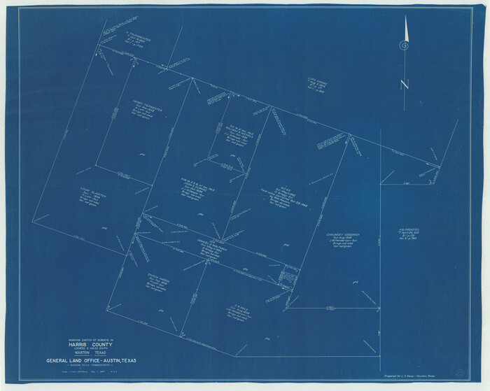 65944, Harris County Working Sketch 52, General Map Collection