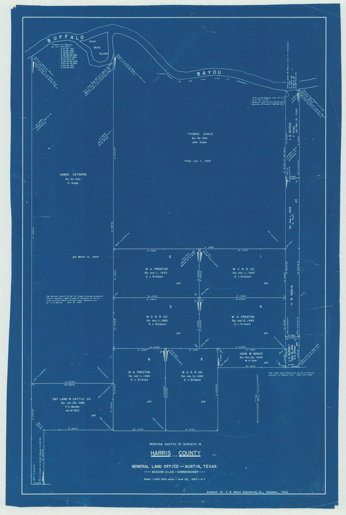 65951, Harris County Working Sketch 59, General Map Collection