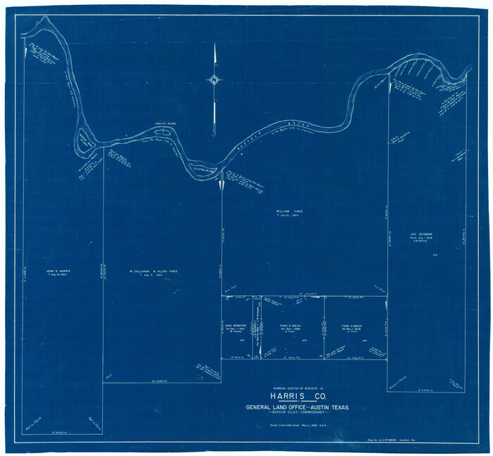 65955, Harris County Working Sketch 63, General Map Collection