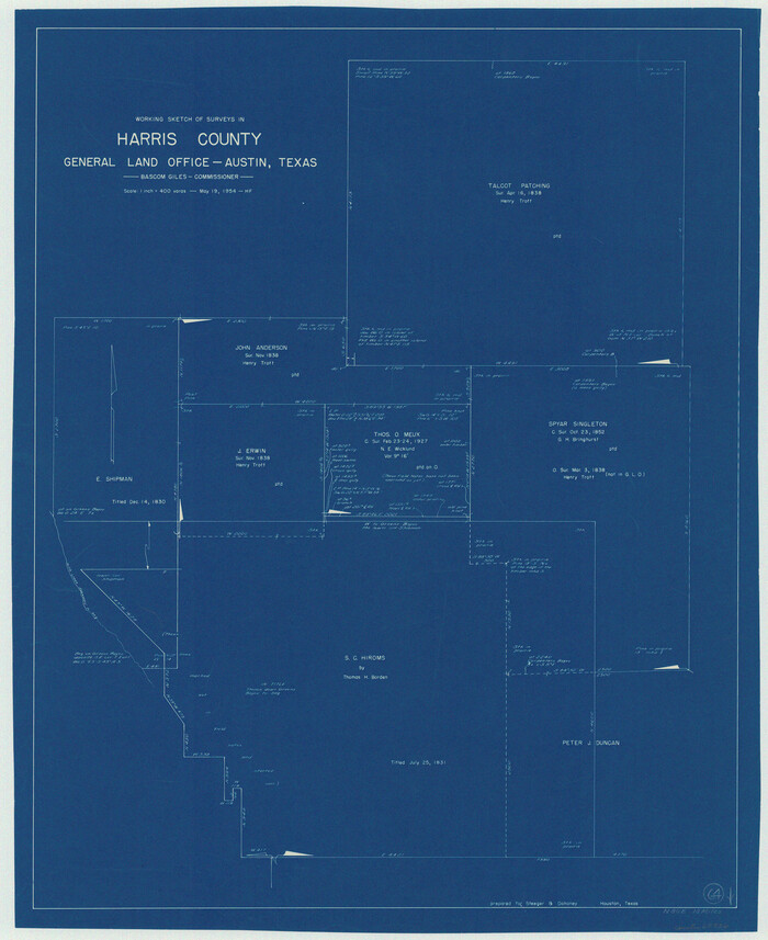 65956, Harris County Working Sketch 64, General Map Collection