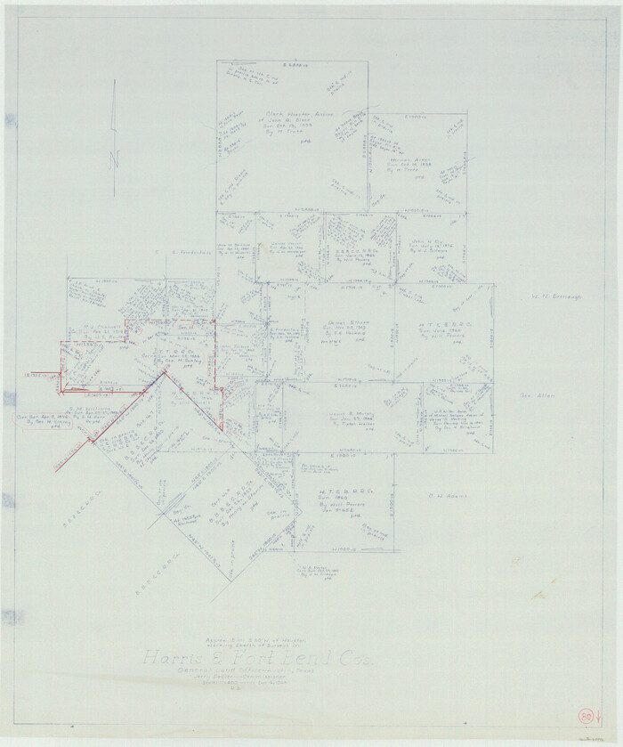 65972, Harris County Working Sketch 80, General Map Collection