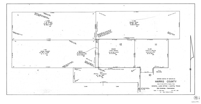 65986, Harris County Working Sketch 94, General Map Collection