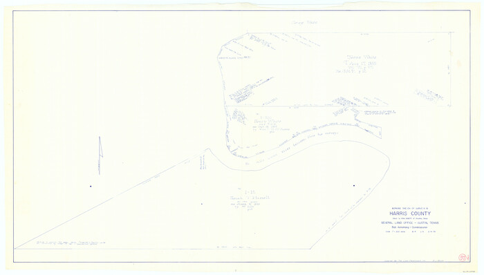 65989, Harris County Working Sketch 97, General Map Collection