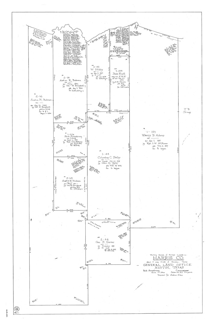 65991, Harris County Working Sketch 99, General Map Collection