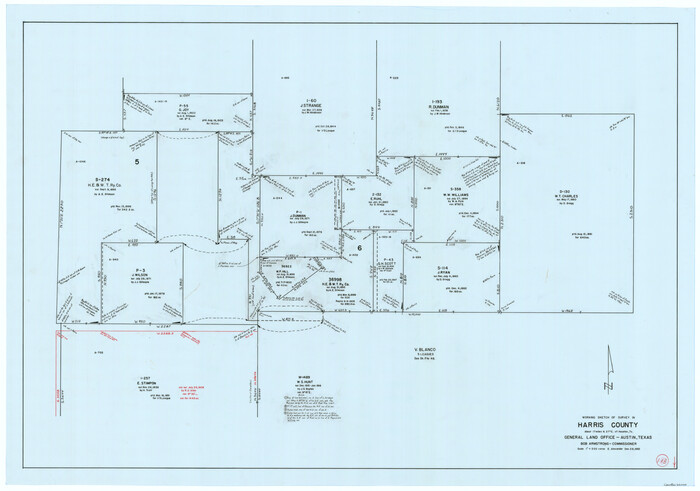 66005, Harris County Working Sketch 113, General Map Collection