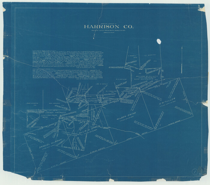 66021, Harrison County Working Sketch 1, General Map Collection