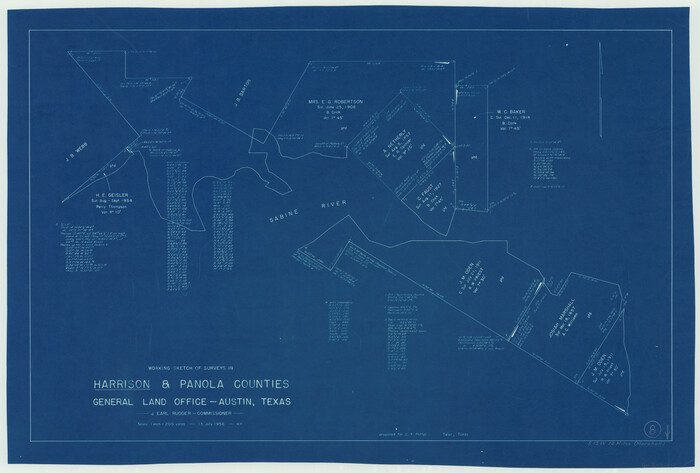 66028, Harrison County Working Sketch 8, General Map Collection
