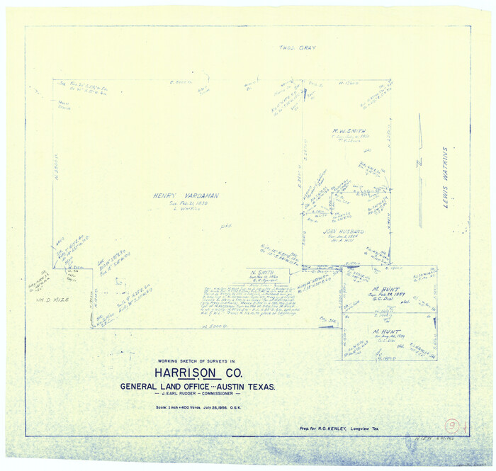 66029, Harrison County Working Sketch 9, General Map Collection