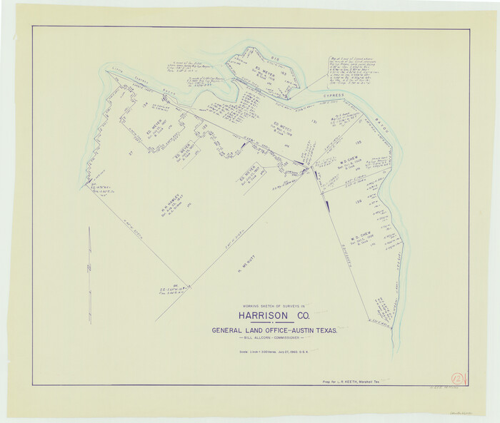 66032, Harrison County Working Sketch 12, General Map Collection