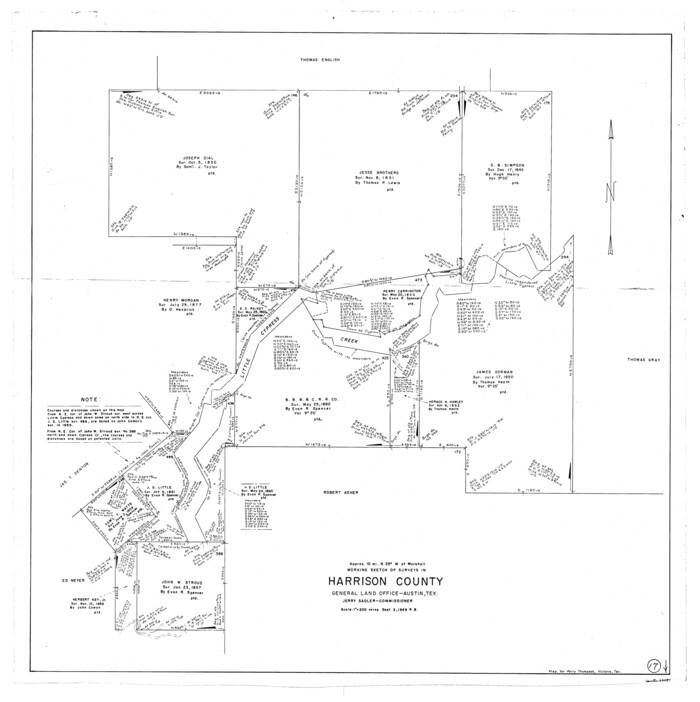 66037, Harrison County Working Sketch 17, General Map Collection