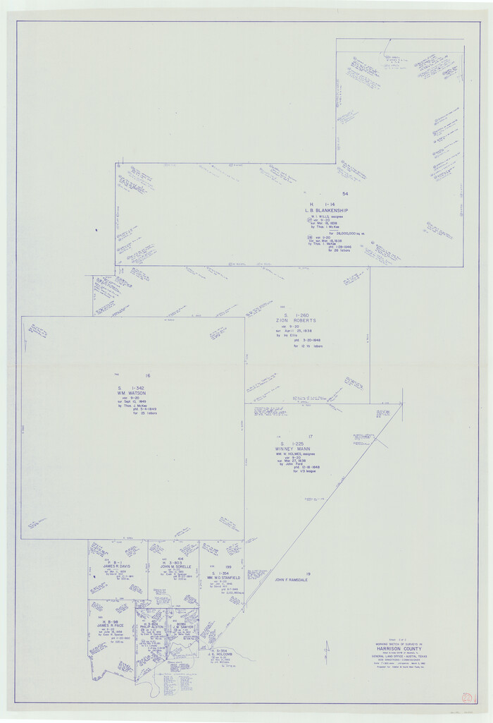 66042, Harrison County Working Sketch 22, General Map Collection